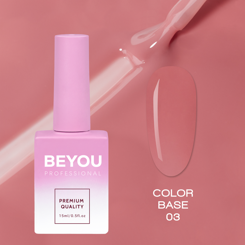 nbmsupply BEYOU Professional Color Base 03 15 ML Pale Violet Red