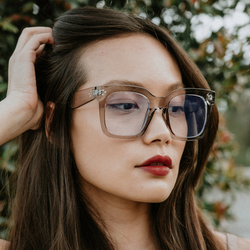 zeroUV Bold Oversize Square Horn Rimmed Flat Lens Clear Glasses D093 Sunglasses Black Black / Clear,Clear / Clear,Clear-Gray / Clear,Black Tortoise / Clear,Shiny Brown / Clear