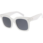 zeroUV Bold Oversize Square Horned Rim Flat Lens Sunglasses A252 Sunglasses White Smoke Black Clear Smoke,Tortoise Blue Lavender,Shiny Black Smoke,Black Tortoise Lavender,Yellow Tortoise Amber,Off-White Smoke,Tortoise Brown (Polarized),Solid Nude Amber,Coral Smoke,Clear Brown Smoke,Black / Silver Mirror (Polarized),Black Tortoise / Lavender,