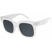 zeroUV Bold Oversize Square Horned Rim Flat Lens Sunglasses A252 Sunglasses White Smoke Black Clear Smoke,Tortoise Blue Lavender,Shiny Black Smoke,Black Tortoise Lavender,Yellow Tortoise Amber,Off-White Smoke,Tortoise Brown (Polarized),Solid Nude Amber,Coral Smoke,Clear Brown Smoke,Black / Silver Mirror (Polarized),Black Tortoise / Lavender,