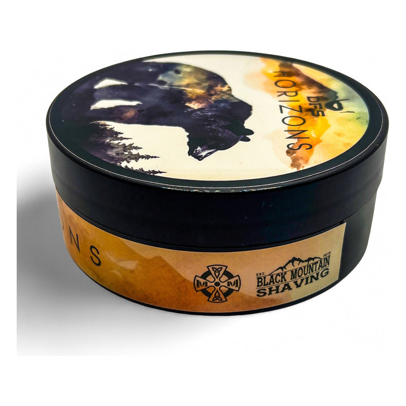 Murphy and McNeil DFS Horizons Shaving Soap - by Murphy and McNeil / Black Mountain Shaving Shaving Soap Gray Shaving Soap Sample 0.5oz,4.0oz Jar (AON)
