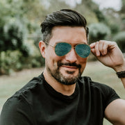 zeroUV Retro Modern Mirrored Flat Lens Metal Aviator Sunglasses A318 Sunglasses Black Gold Pink Mirror,Gold Blue Mirror,Gold Purple Mirror,Gold Brown Mirror,Silver Silver Mirror,Black Silver Mirror
