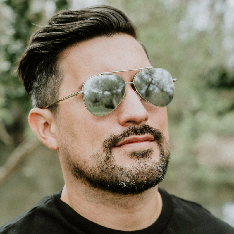 zeroUV Retro Modern Mirrored Flat Lens Metal Aviator Sunglasses A318 Sunglasses Dark Sea Green Gold Pink Mirror,Gold Blue Mirror,Gold Purple Mirror,Gold Brown Mirror,Silver Silver Mirror,Black Silver Mirror