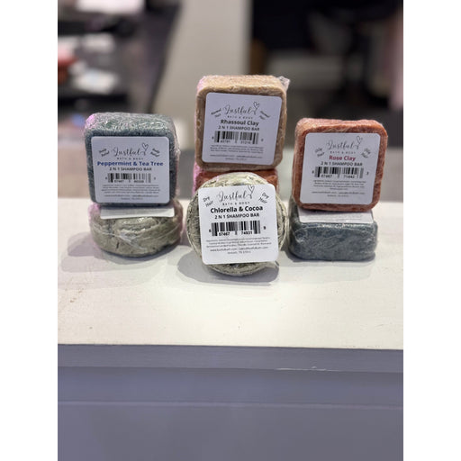 Lustful Bath, LLC SHAMPOO/CONDITIONER BARS Shampoo/Conditioner Dim Gray Chlorella & Cocoa 2n1 Shampoo (Dry Hair),Rhassoul Clay 2n1 Shampoo (Normal Hair),Rose Clay 2n1 Shampoo (Oily Hair),Peppermint Tea Tree 2n1 Shampoo (Scalp Relief),Marula & Mango Conditioner