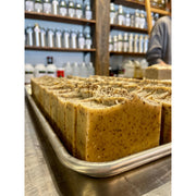 MION Artisan Soap Co. Coffee and Honey Scrub | Almond Oil Soap Sienna