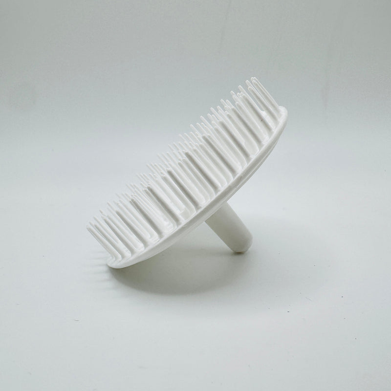 Balloid Balloid Brosse Massage Plastic Shampoo Brush - White Shampoo Brush Light Gray