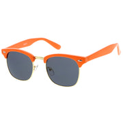 zeroUV Everyday Two-Tone Half Frame Sunglasses A703 Sunglasses White Smoke Red Silver / Smoke,White Gold / Smoke,Blue Gold / Lavender,Green Gold / Lavender,Yellow Gold / Lavender,Burgundy Gold / Smoke,Blue Gold / Smoke,Orange Gold / Smoke,Pink Gold / Smoke,Yellow Gold / Smoke