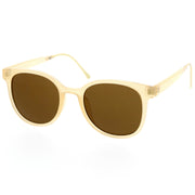 zeroUV Casual Metal Temple Square Lens Horn Rimmed Sunglasses A750 Sunglasses White Smoke Black-Gold / Smoke,Black-Silver / Lavender,Smoke-Gold / Smoke Gradient,Tortoise-Gold / Brown,Nude-Gold / Brown