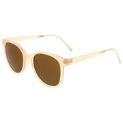 zeroUV Casual Metal Temple Square Lens Horn Rimmed Sunglasses A750 Sunglasses White Smoke Black-Gold / Smoke,Black-Silver / Lavender,Smoke-Gold / Smoke Gradient,Tortoise-Gold / Brown,Nude-Gold / Brown
