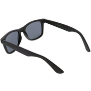 zeroUV Classic Unisex Polarized Lens Horned Rim Sunglasses A840 Sunglasses White Smoke Black Smoke,Matte Black Smoke,Tortoise Brown