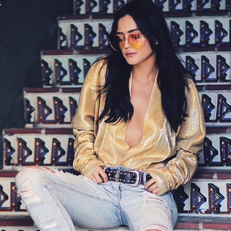 zeroUV Retro Indie Oversize Gradient Lens Aviator Sunglasses A942 Dark Slate Gray Gold Orange Yellow,Silver Blue Yellow,Gold Pink Purple,Silver Purple Pink,Black Brown Gradient