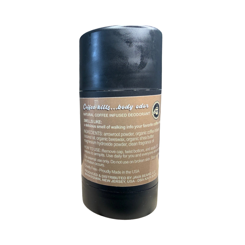 KAFX Body Coffee Shop Coffee-Infused Natural Deodorant – Real Coffee Scent & Safe for All Deodorant Rosy Brown