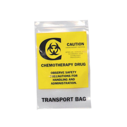 LK packaging Chemotherapy Transfer Zip Bag, 12" x 15", 500 Count Medical Supplies Gray
