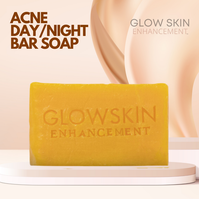Glow Skin Enhancement ACNE DAY/NIGHT BAR  SOAP Acne Bar Soap Goldenrod