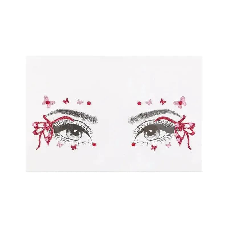 Profusion Cosmetics Empowered Butterfly | Mystical Butterfly Face Stickers Face White Smoke