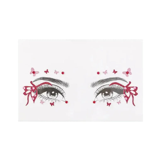 Profusion Cosmetics Empowered Butterfly | Mystical Butterfly Face Stickers Face White Smoke