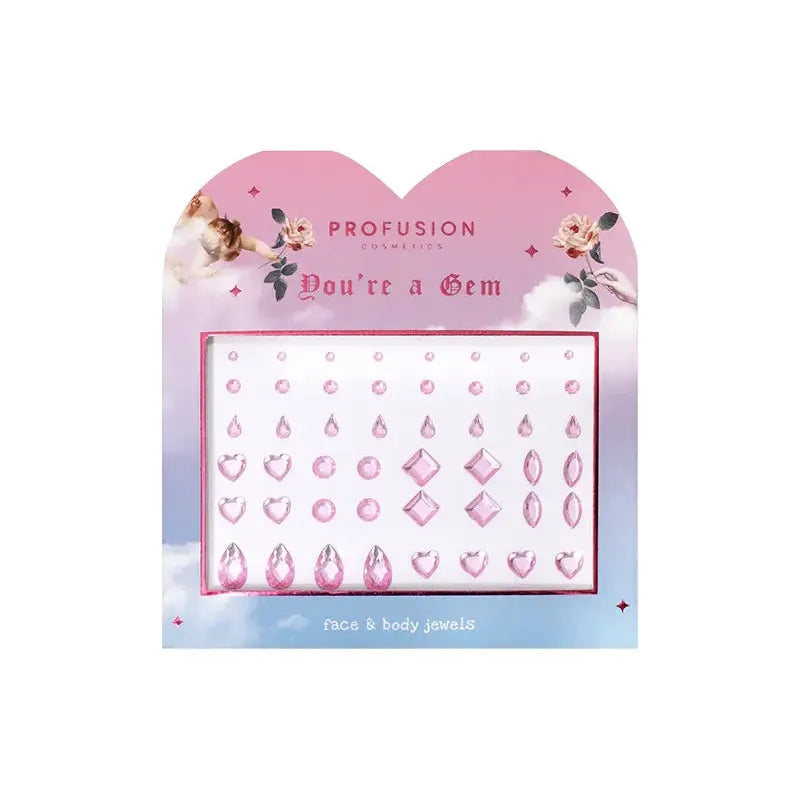 Profusion Cosmetics Dear Cupid - You're a Gem - Face & Body Jewels Thistle
