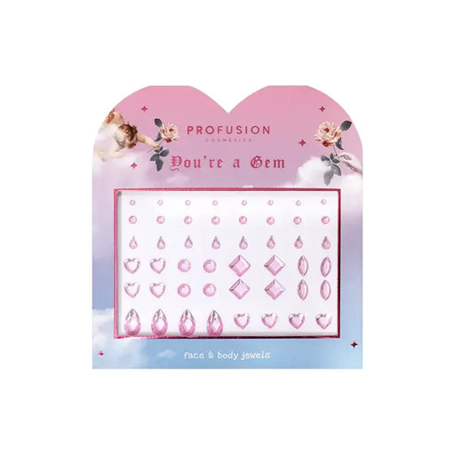 Profusion Cosmetics Dear Cupid - You're a Gem - Face & Body Jewels Thistle