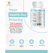 Energi Nutrition Digest Zyme Supplement White Smoke