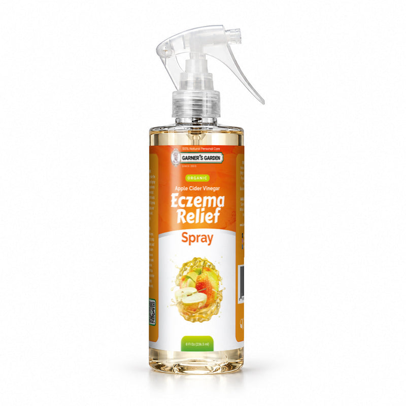 Garner's Garden Eczema Relief Spray Eczema White Smoke 8oz ACV Eczema Relief Spray