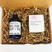 Rooted Earth Farm + Apothecary ACV Herbal Hair Rinse Gift Set healthy hair gift set Dark Khaki Lavender / kraft (brown),Lavender / white,Lavender / red,Lavender / red + green,Lavender / blue + white,Rosemary / kraft (brown),Rosemary / white,Rosemary / red,Rosemary / red + green,Rosemary / blue + white