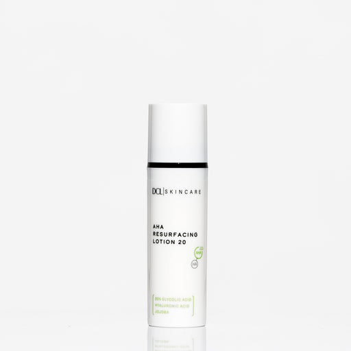 DCL Skincare AHA Resurfacing Lotion 20 Bottle White Smoke