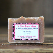Soaplicity A Hot Pink Mess Soap Bar Soap Bar Dark Slate Gray