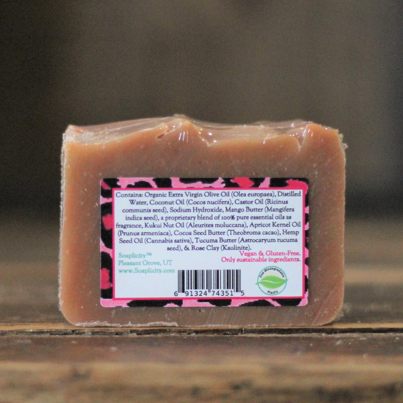Soaplicity A Hot Pink Mess Soap Bar Soap Bar Dark Olive Green