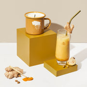 Wax Buffalo Turmeric Latte Candles Light Gray
