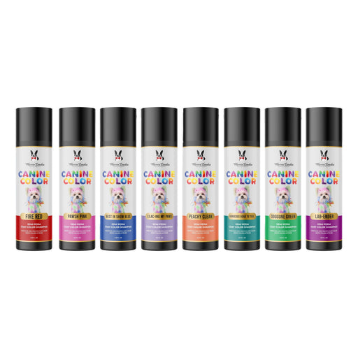 Warren London Canine Color Semi Perm Coat Color Shampoo for Dogs Spa Product Lavender All 8 Pack of Colors