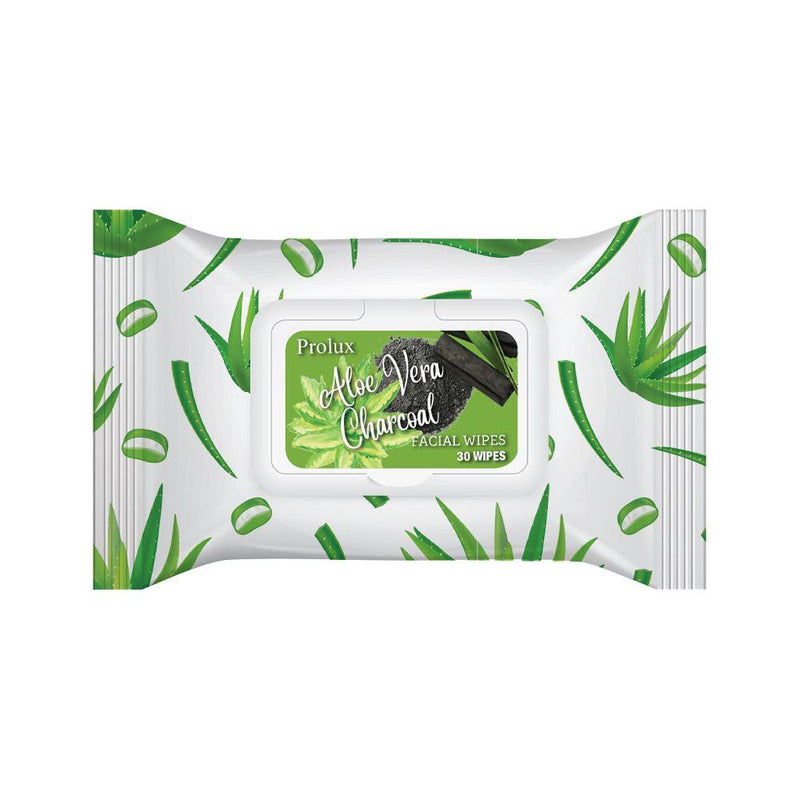 Prolux Cosmetics Facial Wipes face wipes Light Gray #1-Aloe Vera & Charcoal,#2-Charcoal,#3-Pomegranate,#4-Watermelon,#5-Cucumber