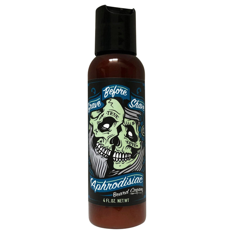 Grave Before Shave Grave Before Shave Beard Cream 4 oz. Big bottle Beard Oil Gray Aphrodisiac scent 4oz. Big Bottle