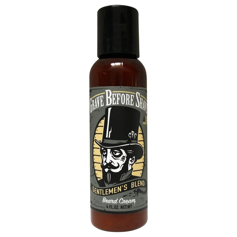 Grave Before Shave Grave Before Shave Beard Cream 4 oz. Big bottle Beard Oil Dark Slate Gray Gentleman's Blend 4 oz. Big Bottle