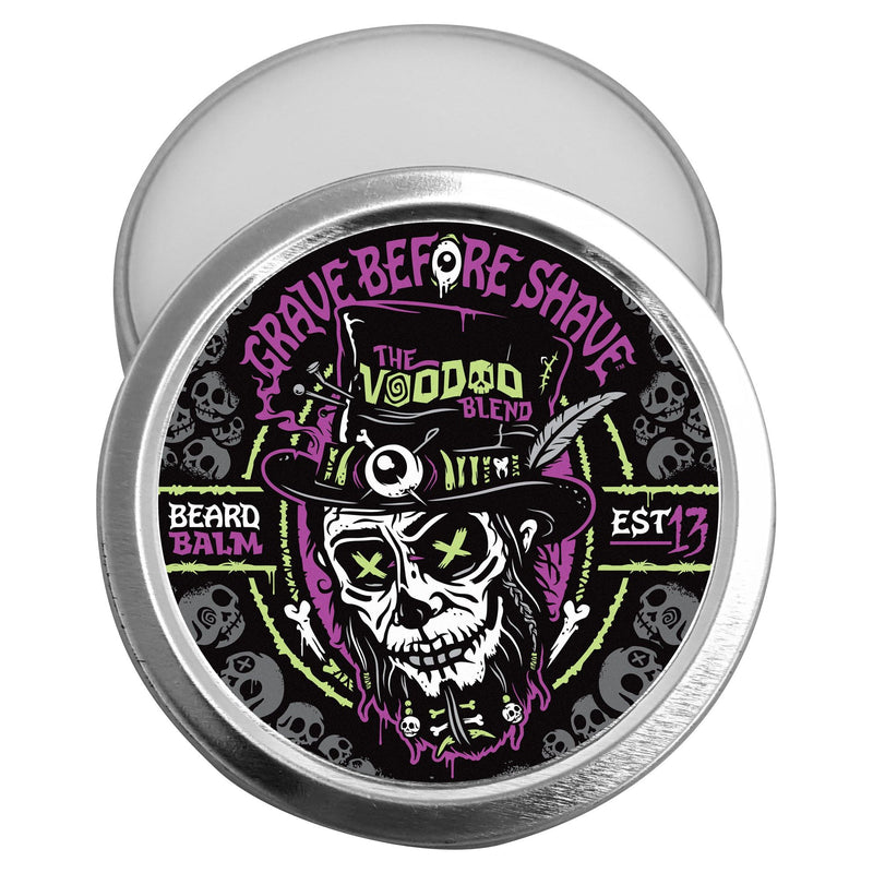 Grave Before Shave Grave Before Shave Beard Balm 2oz. tins Balms White Smoke Voodoo Blend (soothing sage and cedarwood)