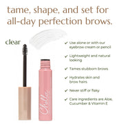 Chella eyebrow defining gel clear Brow & Eye White Smoke