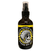 Grave Before Shave 4oz. BIG BOTTLE OF GRAVE BEFORE SHAVE™  BEARD OIL Beard Oil Black TEAKWOOD BLEND (refreshing aroma of amber and wood that are complimented with bergamot, cardamom, jasmine, and lily of the valley)