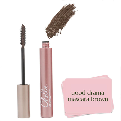 Chella good drama mascara Brow & Eye White Smoke Brown