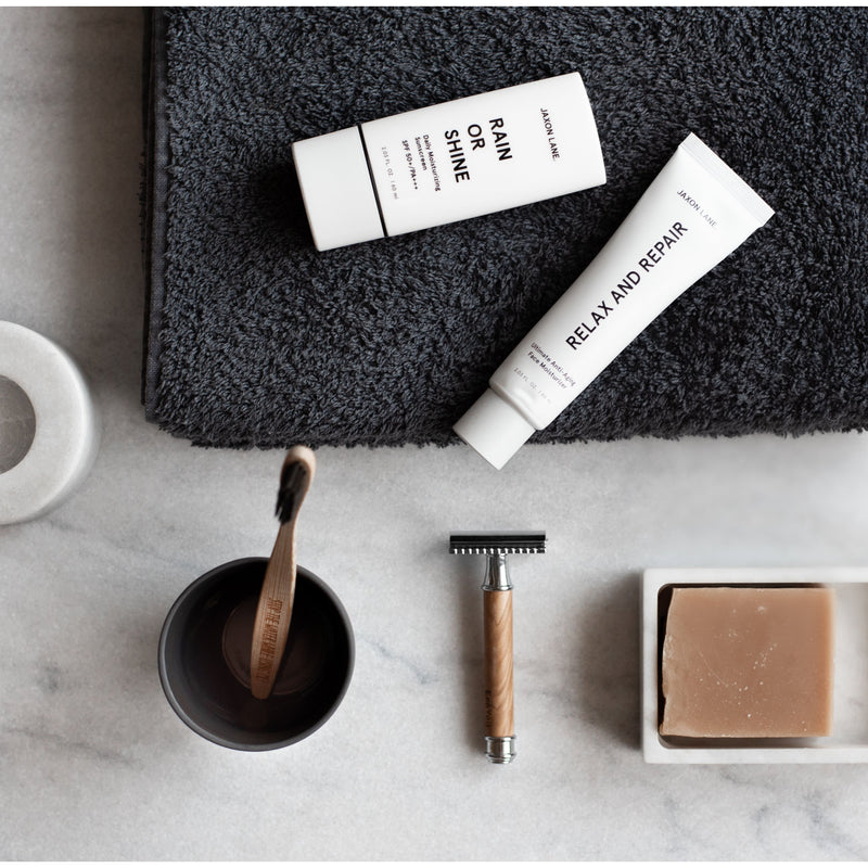 JAXON LANE Jaxon Lane AM/PM Skincare Set - Sunscreen & Moisturizer Gray