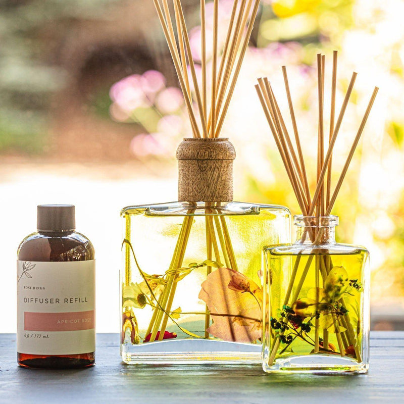 Rosy Rings Reed Diffuser Refill - Apricot Rose Diffuser Refill Tan
