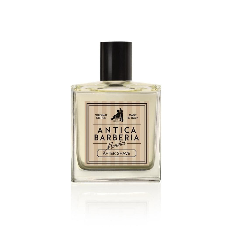 Antica Barberia Mondial US Original Citrus Aftershave Lotion Splash with Vitamin B5 100ml Shave Care White Smoke