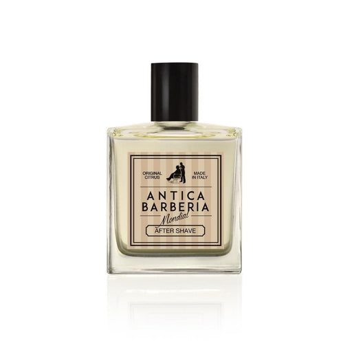 Antica Barberia Mondial US Original Citrus Aftershave Lotion Splash with Vitamin B5 100ml Shave Care White Smoke