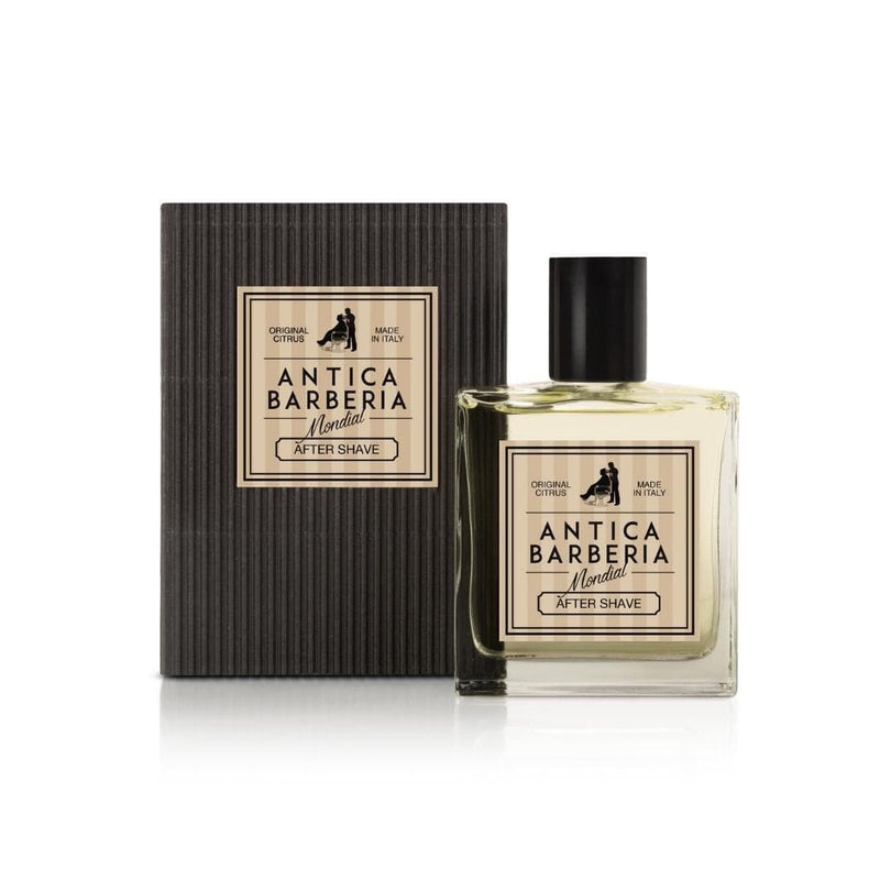 Antica Barberia Mondial US Original Citrus Aftershave Lotion Splash with Vitamin B5 100ml Shave Care White Smoke