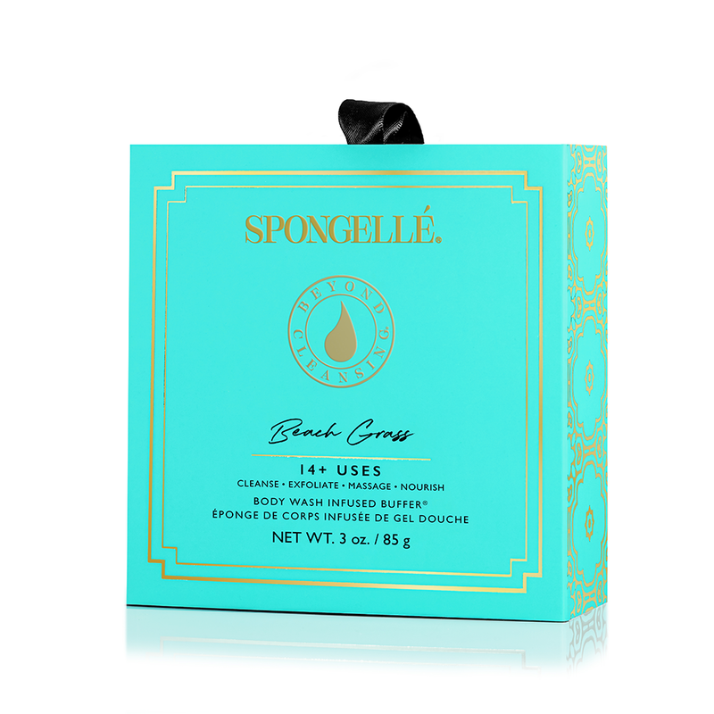 Spongellé Boxed Flower Assorted Pack Body Wash Infused Buffer Turquoise