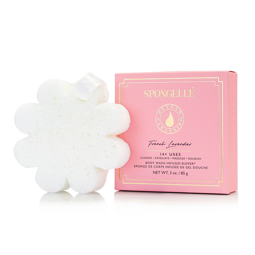 Spongellé French Lavender | Boxed Flower Body Wash Infused Buffer Lavender