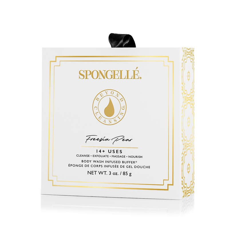 Spongellé Boxed Flower Assorted Pack Body Wash Infused Buffer Beige