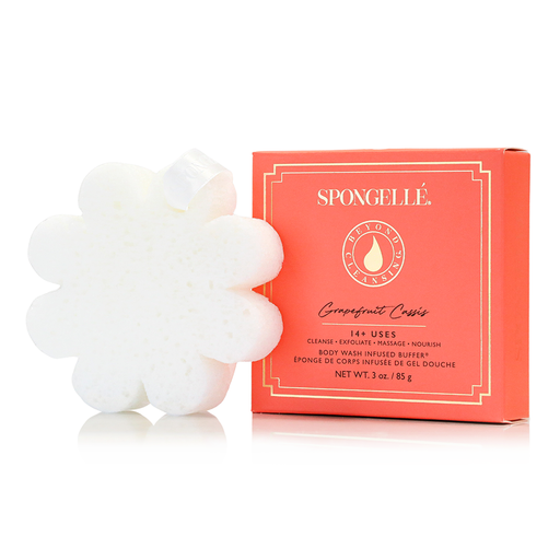 Spongellé Grapefruit Cassis | Boxed Flower Body Wash Infused Buffer Lavender