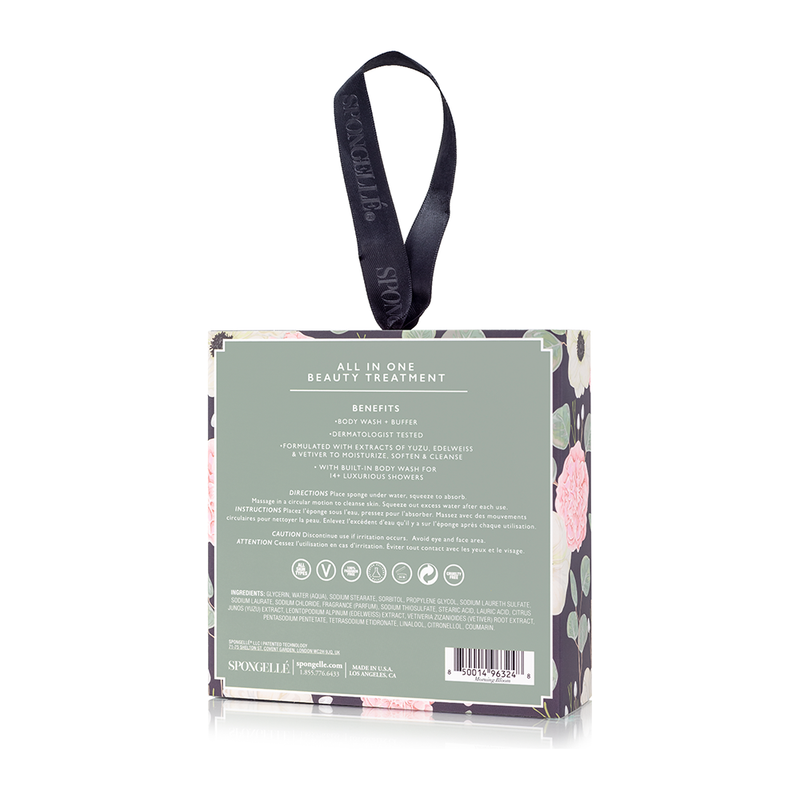 Spongellé Morning Bloom | Boxed Flower Body Wash Infused Buffer White Smoke