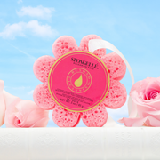 Spongellé Bulgarian Rose | Wild Flower Bath Sponge Body Wash Infused Buffer Pale Turquoise