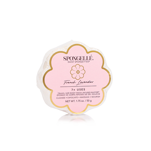 Spongellé French Lavender | Daisy Spongette Body Wash Infused Buffer Misty Rose