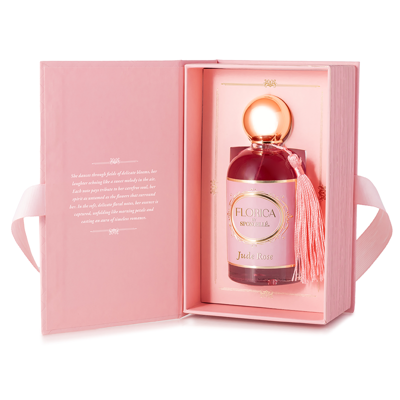 Spongellé Jude Rose Eau de Parfum | Florica Body Fragrance Light Pink